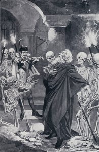 Ilustración para el Fausto de Goethe de Edmund Bruning