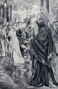 Ilustración para el Fausto de Goethe de Edmund Bruning