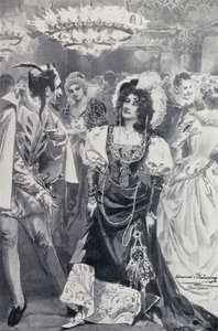 Ilustración para el Fausto de Goethe de Edmund Bruning