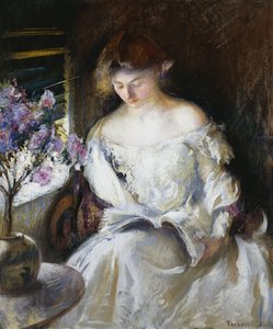 Niña leyendo de Edmund Charles Tarbell