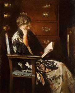 María leyendo de Edmund Charles Tarbell