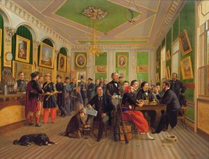 Interior de la casa de George Haywards Porter, 1863