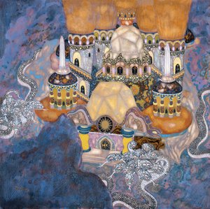 Un cuento de hadas serbio: Un castillo de Edmund Dulac