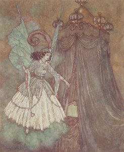 "Se encontró cara a cara con una dama señorial y hermosa", ilustración de 