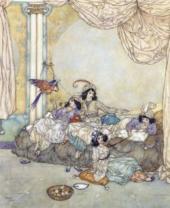 Invadieron la casa sin pérdida de tiempo de Edmund Dulac