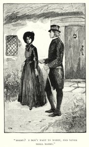 Ilustración para Jane Eyre de Charlotte Bronte de Edmund Henry Garrett