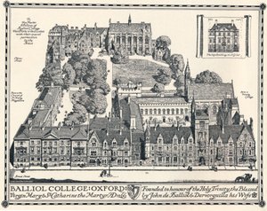 Balliol College, Oxford, 1905 de Edmund Hort New