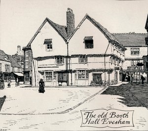 El antiguo Booth Hall, Evesham, siglo XIX de Edmund Hort New