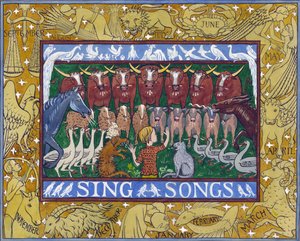 Sing Songs, c.1935 (gouache sobre papel) de Edmund Hunter