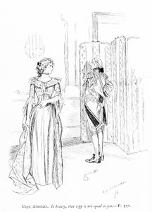 Ilustración para Los rivales de Sheridan (grabado) de Edmund Joseph (after) Sullivan