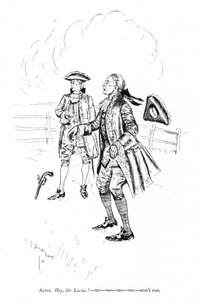 Ilustración para Los rivales de Sheridan (grabado) de Edmund Joseph (after) Sullivan