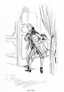 Ilustración para La escuela del escándalo de Sheridan de Edmund Joseph (after) Sullivan