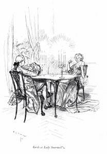 Ilustración para La escuela del escándalo de Sheridan de Edmund Joseph (after) Sullivan