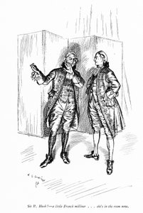 Ilustración para La escuela de escándalo de Sheridan (grabado) de Edmund Joseph (after) Sullivan
