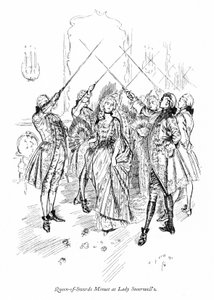 Ilustración para La escuela de escándalo de Sheridan (grabado) de Edmund Joseph (after) Sullivan