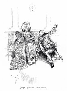 Ilustración para La escuela de la maledicencia de Sheridan (grabado) de Edmund Joseph (after) Sullivan
