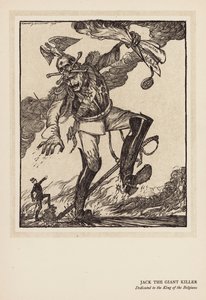 La guirnalda del Kaiser: Jack el matagigantes (litografía) de Edmund Joseph (after) Sullivan
