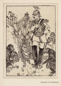 La guirnalda del Kaiser: Marriage De Convenance (litho) de Edmund Joseph (after) Sullivan
