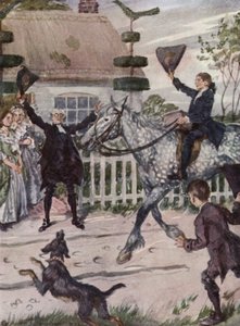 Ilustración para El vicario de Wakefield de Oliver Goldsmith