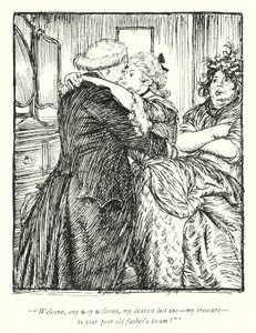 Ilustración para El Vicario de Wakefield de Oliver Goldsmith