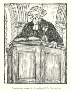 Ilustración para El Vicario de Wakefield de Oliver Goldsmith de Edmund Joseph Sullivan