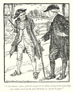 Ilustración para El Vicario de Wakefield de Oliver Goldsmith