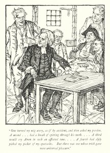 Ilustración para The Vicar of Wakefield de Oliver Goldsmith de Edmund Joseph Sullivan