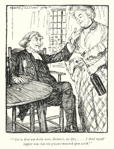 Ilustración para The Vicar of Wakefield de Oliver Goldsmith de Edmund Joseph Sullivan
