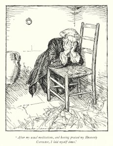 Ilustración para El vicario de Wakefield de Oliver Goldsmith
