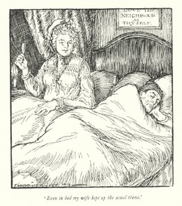 Ilustración para El vicario de Wakefield de Oliver Goldsmith