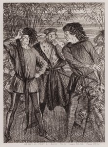 La primera parte de Enrique VI, Acto II, Escena 4 de Edmund Joseph Sullivan
