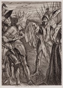 La tercera parte de Enrique VI, Acto I, Escena 4 de Edmund Joseph Sullivan