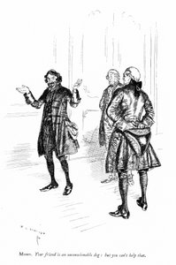 Ilustración para La escuela del escándalo de Sheridan de Edmund Joseph after Sullivan