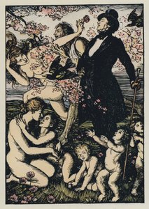 Ilustración para Maud de Tennyson de Edmund Joseph after Sullivan