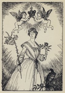 Ilustración para Maud de Tennyson de Edmund Joseph after Sullivan