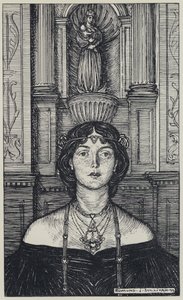 Tennyson, ilustración para Un sueño de mujeres hermosas y otros poemas