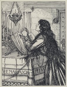 Tennyson, ilustración para Un sueño de mujeres hermosas y otros poemas
