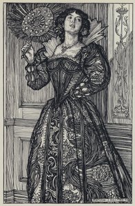 Tennyson, Ilustración para Un Sueño de Mujeres Hermosas y Otros Poemas
