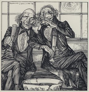 Tennyson, Ilustración para Un Sueño de Mujeres Hermosas y Otros Poemas de Edmund Joseph after Sullivan