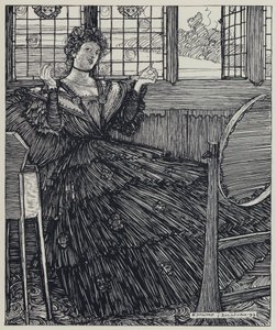 Tennyson, Ilustración para Un Sueño de Mujeres Hermosas y Otros Poemas de Edmund Joseph after Sullivan