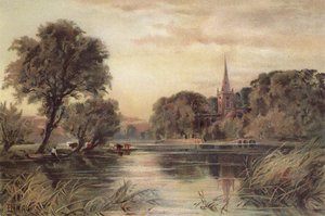 Stratford-on-Avon (cromolito) de Edmund Morison (after) Wimperis