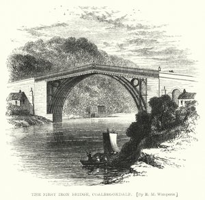El primer puente de hierro, Coalbrookdale de Edmund Morison (after) Wimperis