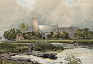 Nubes de Verano, Christchurch, Hampshire de Edmund Morison after Wimperis
