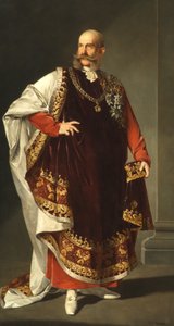 El emperador Francisco José I con las insignias de la Orden del Toisón de Oro de Edmund Pölz