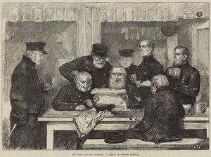 Nuevas guerras y viejos guerreros, un boceto en el Hospital de Chelsea