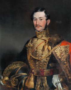 Capitán F Farquharson de Eastbury, Dorset, 7º Húsares, 1836 de Edmund Thomas Parris