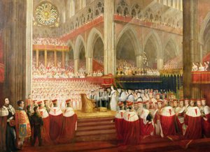 La Coronación de la Reina Victoria, 28 de junio de 1838 de Edmund Thomas Parris