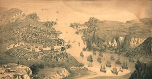 La ciudad, fuertes y puertos de Sebastopol, 1854 de Edmund Walker
