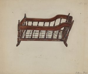 Cuna de bebé de Edna C. Rex