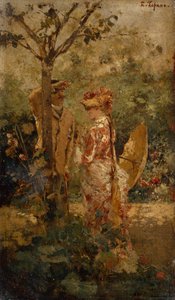 La cita (aceite) de Edoardo Tofano
